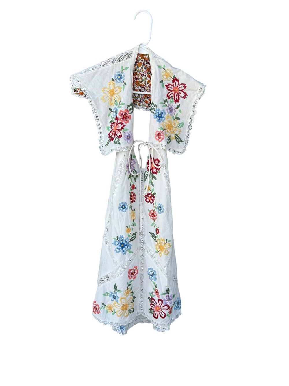 NWT Free People Willow Embroidered Mini Dress - Size Small - White - Cottagecore - Picture 2 of 16